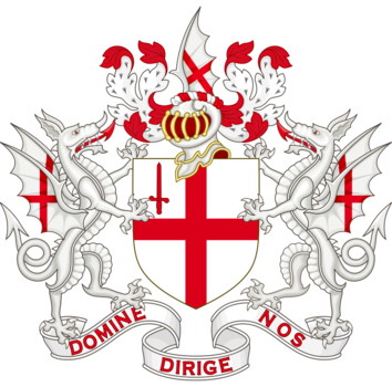 Photo large 800px coat of arms of the city of london.svg